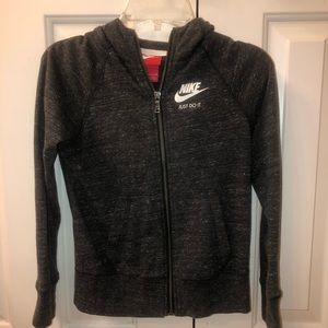 Nike youth girls zip up hoodie